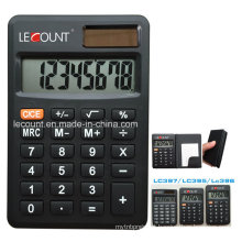 8 dígitos Dual Power Mini Size Handheld Calculator com grande tela LCD (LC395S)